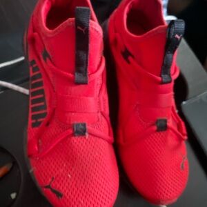 Puma Kids Bright Red Sneakers